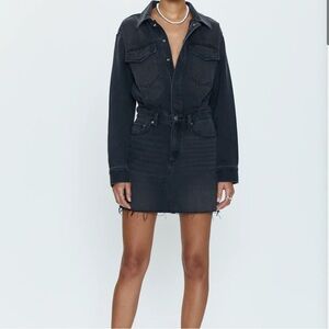 NINA LONG SLEEVE MINI DRESS - STATION